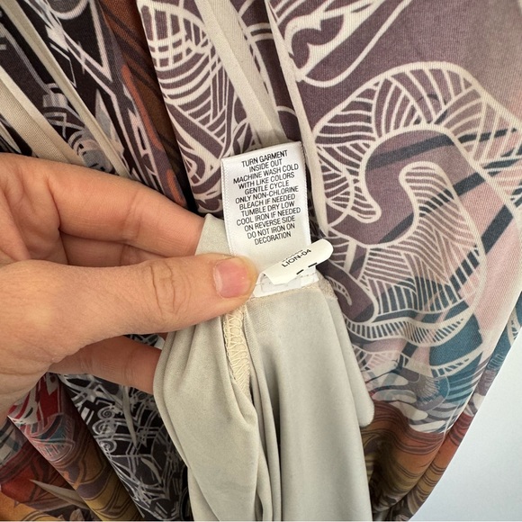 APT. 9 women’s boho maxi dress embroidery colorful size XS sleeveless - Picture 6 of 7